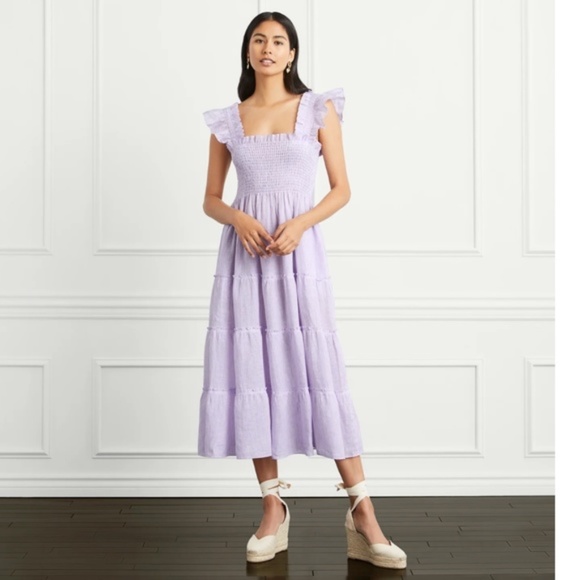 Hill House Dresses & Skirts - Hill House Ellie Nap Dress Lilac Stripe Linen